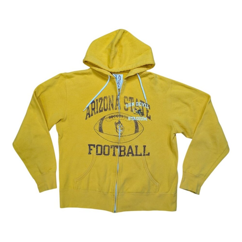 Arizona State University Sun Devils Football Full Zip Hoodie Step Ahead Sports M